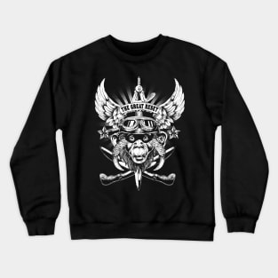 2020 Great Reset Monkey War Ape Crewneck Sweatshirt